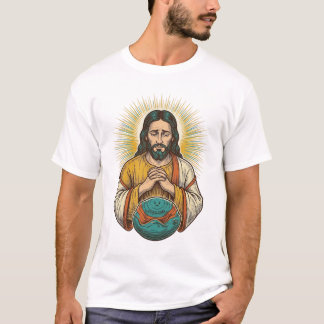 Teleurgestelde Jezus Gedeflateerde Bal Gym Mislukt T-shirt