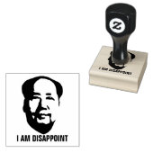 Teleurgestelde Mao Rubberstempel (Gestempeld)