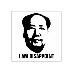 Teleurgestelde Mao Rubberstempel