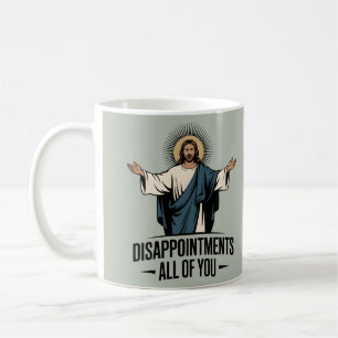 Teleurstellingen allemaal Jezus Meme Koffiemok