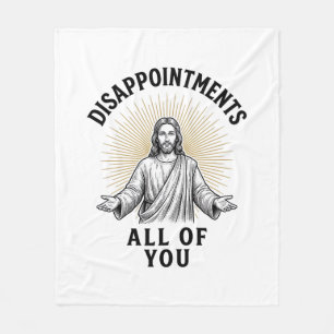 Teleurstellingen Allemal Vintage Religieus T-Shirt Fleece Deken