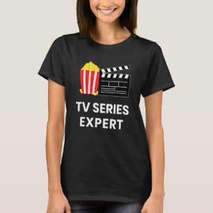 Televisie Show Binge Watch Tv Series Expert Food T-shirt