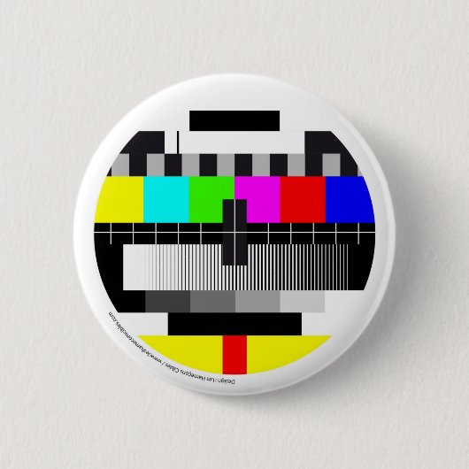Televisie / Televisie / Televisie Ronde Button 5,7 Cm (Voorkant)
