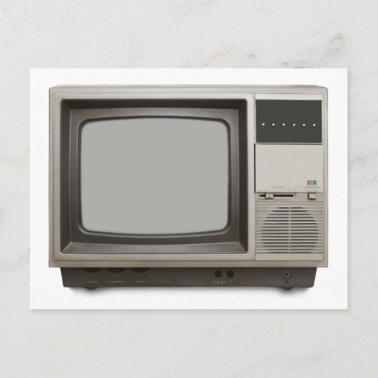 televisietoestel briefkaart (Voorkant)