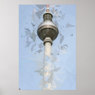 Televisietoren Berlijn Poster