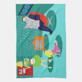 Télévision classique des années 1950 Serviette de  (Vertical)