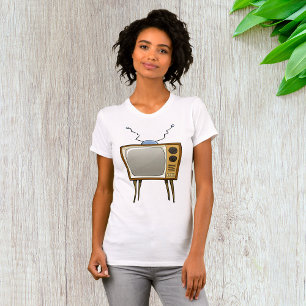 Télévision Rétro TV Vintage T-shirt femme