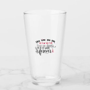 Telkens wanneer je van tevoren houdt glas
