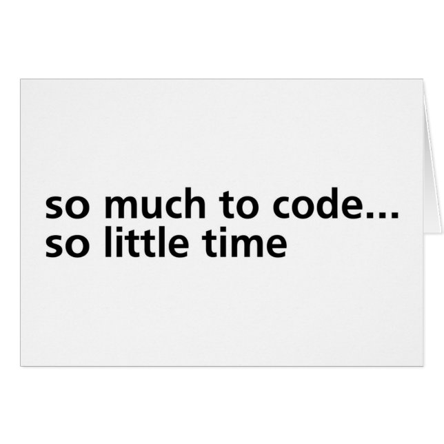 Tellement au code… (Devant horizontal)
