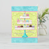 Tellement de gâteaux, invitation à la douche nupti (Debout devant)