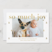 Tellement de joie Carte photo de vacances moderne (Devant)