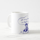 TELLEMENT DE LIVRES SI PEU DE TEMPS CAFÉ MUG (Devant gauche)