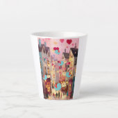 TELLEMENT DE VALENTINS À LIVRER Tasse à latte (Devant)