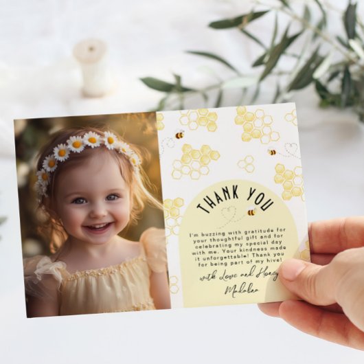 tellement doux pour Bee One Beeday Photo Carte de 