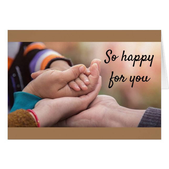 TELLEMENT HEUREUX DE VOTRE **ADOPTION** (Devant horizontal)