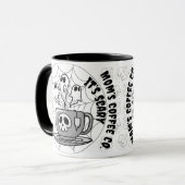 Tellement Sleepy Halloween Mug (Conception Côtière (Devant gauche)