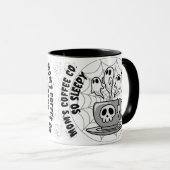 Tellement Sleepy Halloween Mug (Conception Côtière (Devant droit)