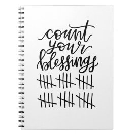 tellen van je zegenjournaal notitieboek