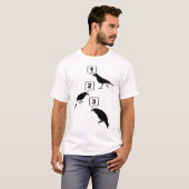 Tellende van gewassen t-shirt (Voorkant volledig)