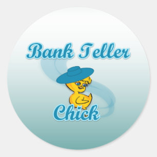 Teller Chick #3 Ronde Sticker