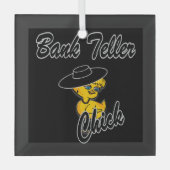 Teller Chick #4 Glas Ornament (Voorkant)