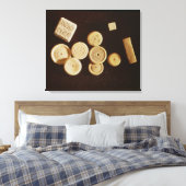 Tellers en dobbels, Gallo-Roman Canvas Afdruk (Insitu (Slaapkamer))