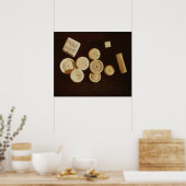 Tellers en dobbels, Gallo-Roman Poster (Keuken)