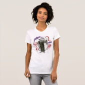 Telling van B&W-schets T-shirt (Voorkant volledig)