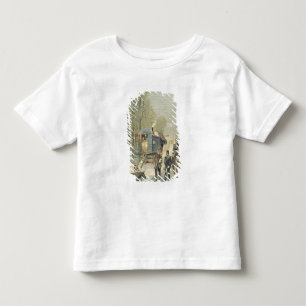 Telling van reizigers in Frankrijk Kinder Shirts