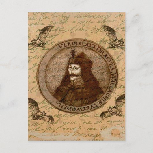 Telling Vlad Dracula Briefkaart (Voorkant)