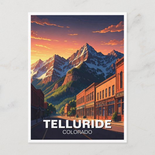 Telluride Colorado Briefkaart (Voorkant)