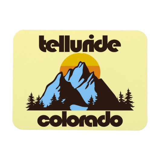 Telluride, Colorado Magneet (Horizontaal)