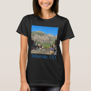 Telluride Colorado Main St Co bergen Skidorp S T-shirt