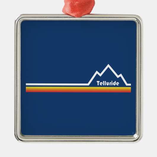 Telluride, Colorado Metalen Ornament (Voorkant)