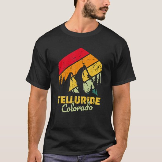 Telluride Colorado Mountain Bear T-shirt (Voorkant)