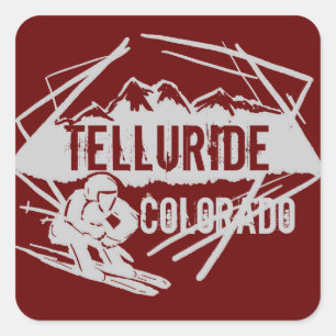 Telluride Colorado Red stickers