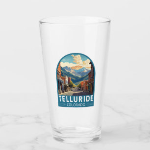 Telluride Colorado Reizen Kunst Vintage Glas