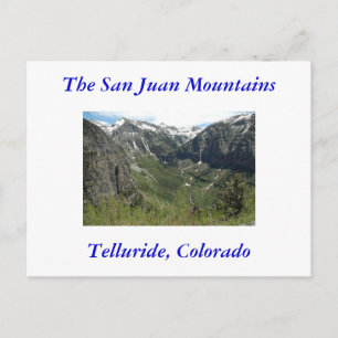 Telluride, Colorado, San Juan Mountains Briefkaart