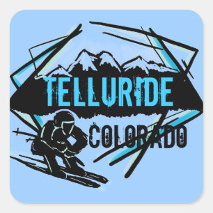 Telluride Colorado ski stickers