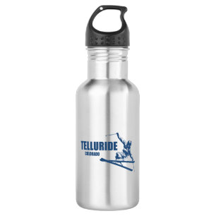 Telluride Colorado Skier Waterfles