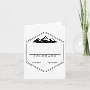 Telluride Colorado Snowboarding T Kaart