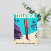 Telluride Ski Rocky Mountains Briefkaart (Staand voorkant)