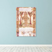 Tellus, van Exultet I, c.1030 Canvas Afdruk (Insitu (Houten vloer))