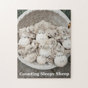 Telraadsel Slaapdolle Schapen, 28 cm x 36 cm, 252  Legpuzzel