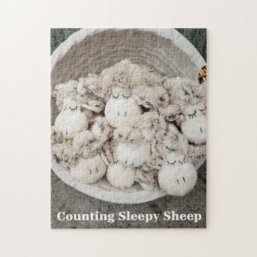 Telraadsel Slaapdolle Schapen, 28 cm x 36 cm, 252 Legpuzzel (Verticaal)