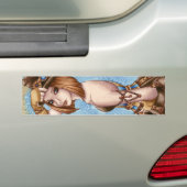 Telsa - Steampunk Bumpersticker (Op auto)