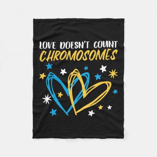 Telt geen chromosomen fleece deken (Voorkant)