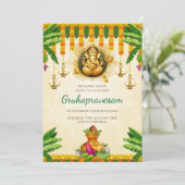 Telugu invitation de chauffage domestique Tamil Gr (Debout devant)