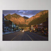 Teluride op zonsondergang poster (Voorkant)