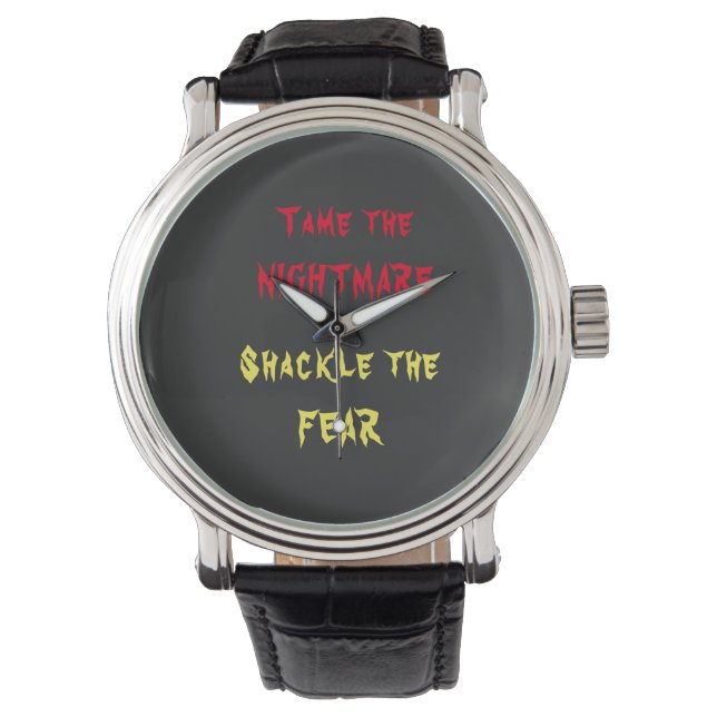 Tem de nachtmerrie eWatch Horloge (Voorkant)